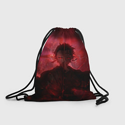 Рюкзак-мешок Танджиро танец бога огня, цвет: 3D-принт
