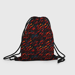 Рюкзак-мешок Оранжевые огоньки, цвет: 3D-принт