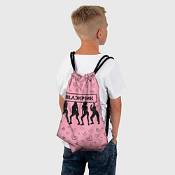 Рюкзак-мешок Blackpink силуэт, цвет: 3D-принт — фото 2