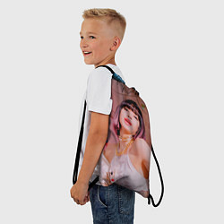 Рюкзак-мешок Lisa Blackpink, цвет: 3D-принт — фото 2