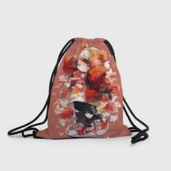 Рюкзак-мешок Милая аниме мишка, цвет: 3D-принт