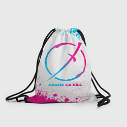 Рюкзак-мешок Akame ga Kill neon gradient style, цвет: 3D-принт