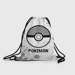 Рюкзак-мешок Pokemon glitch на светлом фоне, цвет: 3D-принт