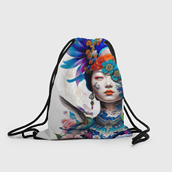 Рюкзак-мешок Japanese girl - irezumi - tattoo, цвет: 3D-принт