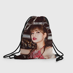 Рюкзак-мешок Lisa Blackpink, цвет: 3D-принт