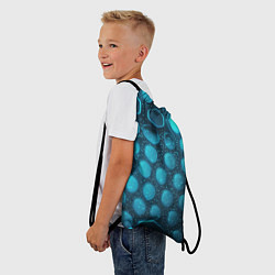 Рюкзак-мешок Неоновые светящиеся плитки, цвет: 3D-принт — фото 2