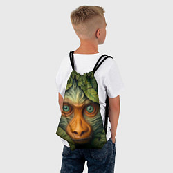 Рюкзак-мешок Обезьяна в джунглях, цвет: 3D-принт — фото 2