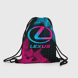 Рюкзак-мешок Lexus - neon gradient, цвет: 3D-принт