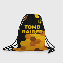 Рюкзак-мешок Tomb Raider - gold gradient: символ сверху, цвет: 3D-принт