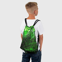 Рюкзак-мешок Зеленая кислота, цвет: 3D-принт — фото 2