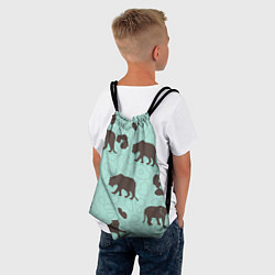 Рюкзак-мешок Дикие кошечки, цвет: 3D-принт — фото 2