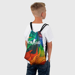 Рюкзак-мешок Cs Go Logo Color, цвет: 3D-принт — фото 2