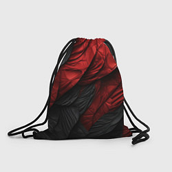 Рюкзак-мешок Red black texture, цвет: 3D-принт