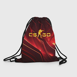 Рюкзак-мешок CS GO fire logo, цвет: 3D-принт