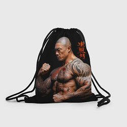 Рюкзак-мешок Irezumi tattoo yakuza, цвет: 3D-принт