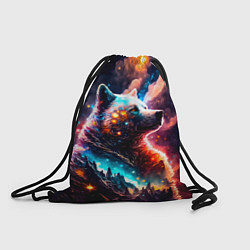 Рюкзак-мешок Космический звездный медведь, цвет: 3D-принт