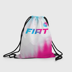 Рюкзак-мешок Fiat neon gradient style: символ сверху, цвет: 3D-принт