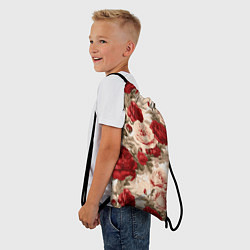 Рюкзак-мешок Розы паттерн, цвет: 3D-принт — фото 2