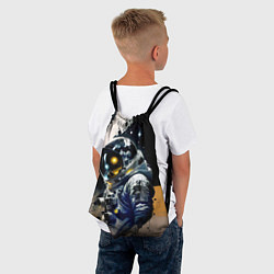 Рюкзак-мешок Космонавт в скафандре - набросок, цвет: 3D-принт — фото 2