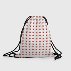 Рюкзак-мешок Сердце эмодзи, цвет: 3D-принт