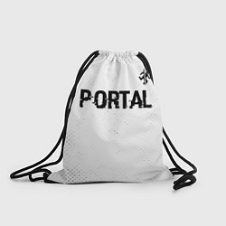 Мешок для обуви Portal glitch на светлом фоне: символ сверху