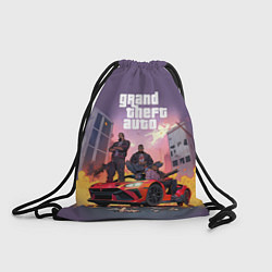 Рюкзак-мешок Grand Theft Auto - game, цвет: 3D-принт
