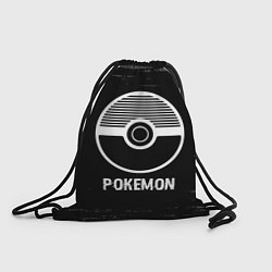 Рюкзак-мешок Pokemon glitch на темном фоне, цвет: 3D-принт