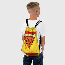Рюкзак-мешок Пицца - Фаст фуд, цвет: 3D-принт — фото 2