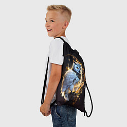 Рюкзак-мешок Снежная сова, цвет: 3D-принт — фото 2