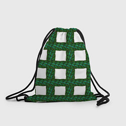 Рюкзак-мешок Зеленые змейки, цвет: 3D-принт