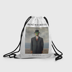 Рюкзак-мешок Рене Магритт - Сын человеческий, цвет: 3D-принт