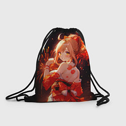 Рюкзак-мешок Ёимия - фейервеки, цвет: 3D-принт