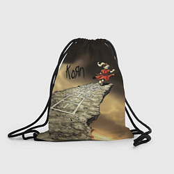 Рюкзак-мешок Korn обложка альбома Follow the Leader, цвет: 3D-принт