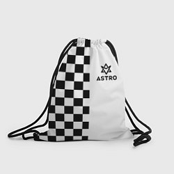 Рюкзак-мешок Астро шахматка, цвет: 3D-принт