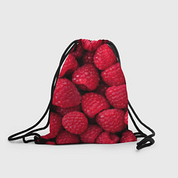 Рюкзак-мешок Малина - паттерн, цвет: 3D-принт