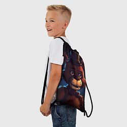 Рюкзак-мешок Фредди в шляпе, цвет: 3D-принт — фото 2