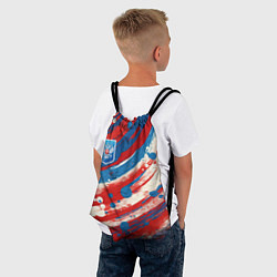 Рюкзак-мешок Герб России и брызги краски, цвет: 3D-принт — фото 2