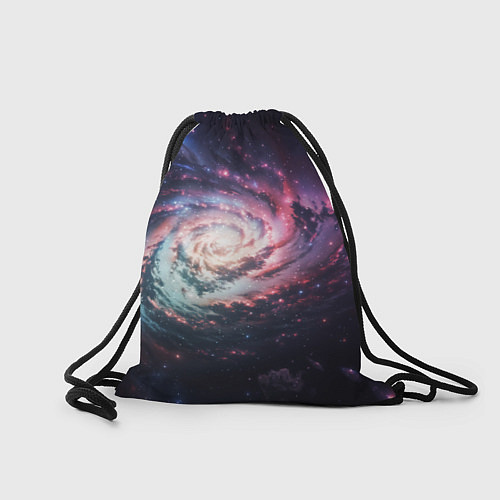 Мешок для обуви Спиральная галактика в космосе / 3D-принт – фото 2