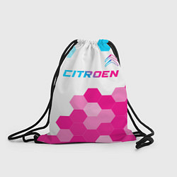 Мешок для обуви Citroen neon gradient style: символ сверху