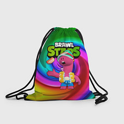 Рюкзак-мешок Даг радужный фон, цвет: 3D-принт