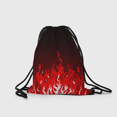 Мешок для обуви Ducati- красное пламя / 3D-принт – фото 2