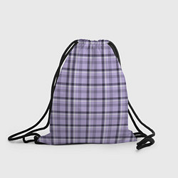Рюкзак-мешок Фиолетовая клетка, цвет: 3D-принт