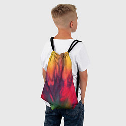 Рюкзак-мешок Огненный тай дай, цвет: 3D-принт — фото 2