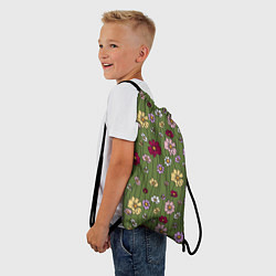 Рюкзак-мешок Летний луг - паттерн, цвет: 3D-принт — фото 2