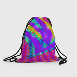 Рюкзак-мешок Круглые пиксели, цвет: 3D-принт