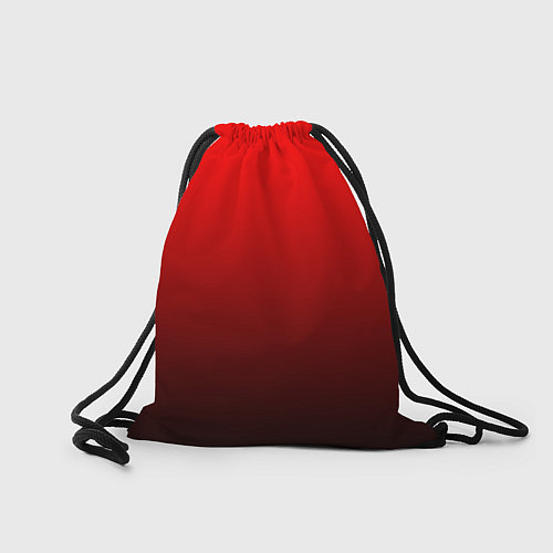 Мешок для обуви Градиент красно-чёрный / 3D-принт – фото 2