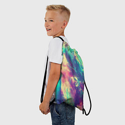 Рюкзак-мешок Яркая футболка кислота, цвет: 3D-принт — фото 2