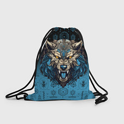 Рюкзак-мешок Скандинавский волк Фенрир, цвет: 3D-принт