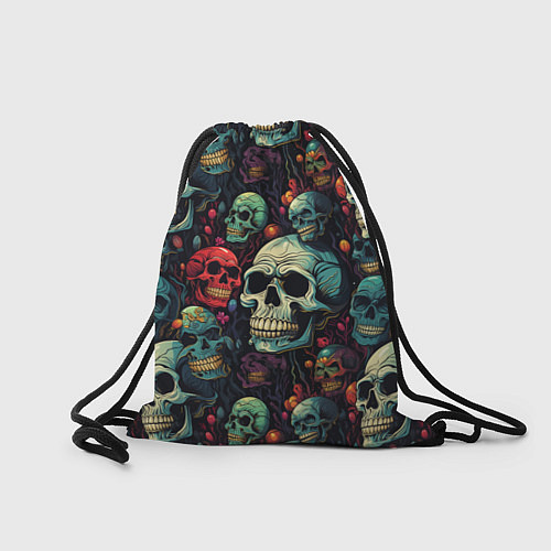 Мешок для обуви Милый skull / 3D-принт – фото 2