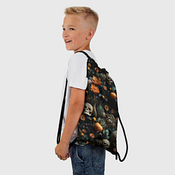 Рюкзак-мешок Мистер Череп, цвет: 3D-принт — фото 2
